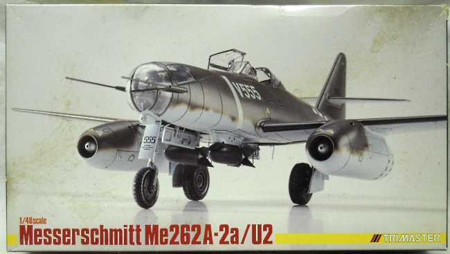 Trimaster 1/48 Messerschmitt Me-262 A-2a/U2 - V555 W.Nr. 110555 - (Me262A2a/U2), MA-11 plastic model kit
